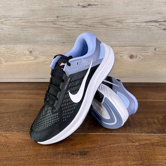 Nike Air Zoom Structure 24 Mens Size 12 Black Ashen Slate White DA8535 008 - Picture 1 of 9